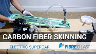 Electric Supercar - Carbon Fiber Skinning