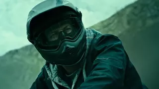 Amazing Dirt bike stunt through Forest. [FILM: Point Break]