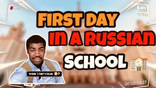 "Surviving My First Day in a Russian School"#school  #Russia #black