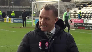 Celtic manager Brendan Rodgers gives his thoughts after victory against St Mirren