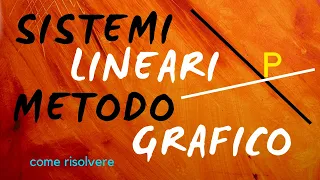 😃 SISTEMI LINEARI – METODO GRAFICO -  (semplice spiegazione)  ✔