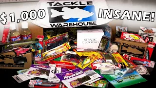 INSANE TACKLE WAREHOUSE UNBOXING! Over $1,000 of Tackle!
