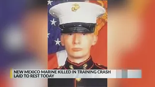 Procession held for New Mexico marine killed in helicopter crash