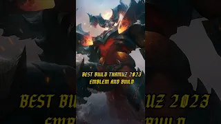 🔥BEST BUILD THAMUZ 2023. #mlbb #balord #solo #bestbuildthamuz2023#shorts#thamuz