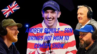 Andrew Schulz - Son Brings Hot Mom To Comedy Show REACTION!! | OFFICE BLOKES REACT!!