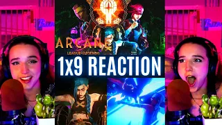 REACTING to *1x9 Arcane* I'M WEEPING!!! (First Time Watching) League of Legends