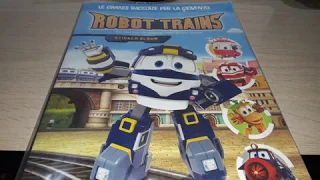 Panini 2018 COMPLETE Robot Trains sticker album review.