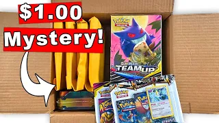 I Was Sent a DOLLAR STORE Pokemon Mystery Box with *$1.00 BOOSTER PACKS INSIDE!* (card opening)