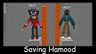 Minecraft FNF A.G.O.T.I vs Whitty Saving Hamood And Avocados from Mexico CHALLENGE Part 1