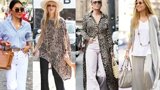 Elegant Milanese over 40,50and60 How to dress elegantly in adulthood /Exploring Italian street style