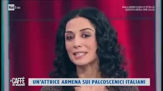 Marinè Galstyan ospite del Rai Uno Mattina / Caffè Di Rai Uno