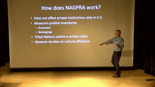 Science Division Pop-Up: NAGPRA Overview and Status