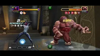 Mcoc Silk max damage rotation (with power boost synergy)