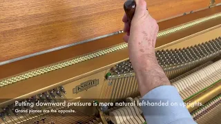 Piano tuning and tech. tips: 1. Putting unisons in tune. Stability + setting the pins