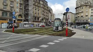 Luxembourg-City: one of the last tramways with "Gare Centrale" as their final destination