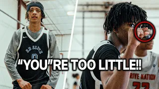 "YOU"RE TOO LITTLE!!!" BECKHAM BLACK AND AB ELITE GET TESTED IN HEATED MATCHUP VS TOP AAU TEAM!