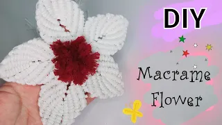 Macrame Flower Tutorial// Cara Membuat Bunga dari Talikur