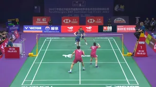 Badminton Sudirman cup 2023 | Watanabe/Higashino(Japan) vs Kim Won Ho/Jeong Na Eun(Korea).