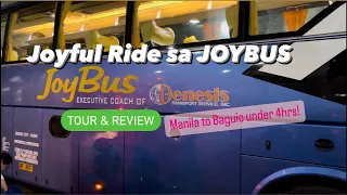 JOYFUL RIDE with JOY BUS | BAGUIO To CUBAO in under 4 Hours! #Bus #tour #review