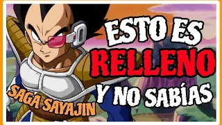 Escenas que NO SABIAS QUE SON RELLENO | DRAGON BALL Z SAGA SAYAJIN