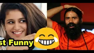 Priya Prakash warrier vs ramdev baba latest version 2018