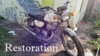 Restoring my dad's old motorcycle!