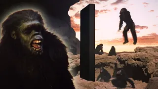 2001: A Space Odyssey MONOLITH and APES - Ambient Space Music - 1 hr Apes Going Wild (4k)