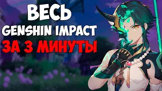 ВЕСЬ GENSHIN IMPACT ЗА 3 МИНУТЫ!