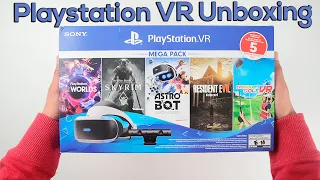 Unboxing Playstation VR Mega Pack Bundle With 5 Games
