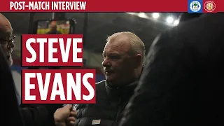 Steve Evans' reaction | Wigan Athletic 2-3 Stevenage