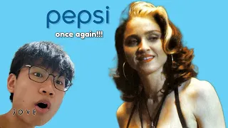 GEN Z REACTS TO MADONNA'S PEPSI COMMERCIAL | 80s with jovialjun