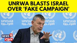 Israel Vs Gaza | UNRWA Chief Says Israel 'Must Stop It's Campaign; Against Agency | News18 | G18V