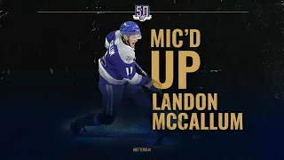 Mic'd Up with Sudbury Wolves Forward Landon McCallum