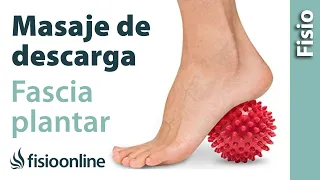 CÓMO hacer un masaje de DESCARGA muscular en la FASCIA PLANTAR 🦶🏻