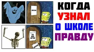 Лютые приколы. КОГДА УЗНАЛ О ШКОЛЕ ПРАВДУ.Угарные мемы