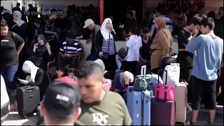 US citizens line up to leave Gaza