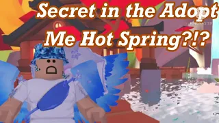 Secret in Adopt Me Hot Spring!?!|Roblox Adopt Me|Lil Gwyn|