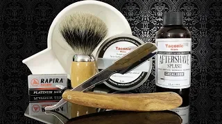 💈 Shaving. How to Shave with Parker Shavette Razors, Taconic Shave, Rapira Platinum, Pereira Shavery