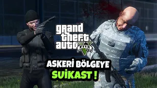 GTA 5 ASKERİ BASEYE GİZLİ SUİKAST !!