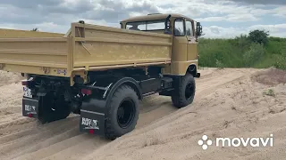 IFA W50 LA - Ausfahrt in leichtes Gelände, in die kleine Wüste 😀🚚👍