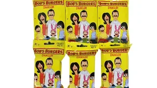 Bob's Burgers Dangler Keychain Blind Bag Unboxing Toy Review