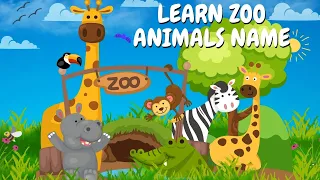 Learn Zoo Animals names  Zoo Fun for Kids! #EducationalVideo #viral #kidsLearningvideo