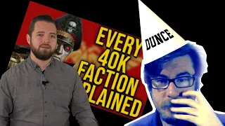 THERE'S SO MUCH! 🔴 Bricky's Every Single Warhammer 40K Faction Explained Part 1 (1/2) 🔴 REACTION