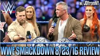 WWE Smackdown Live 8/23/16 Review: NEW Smackdown Tag Team & Women's Championships, Styles vs Ziggler