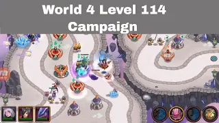 World 4 Level 114 Campaign Realm Defense TD | World 4 Level 114 Realm Defense TD