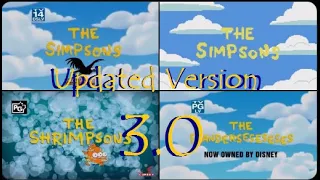 THE SIMPSONS: Full Opening Sequence Evolution & Variations - Updated Version 3.0