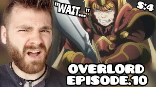 THE BIGGEST TWIST YET??!!! | OVERLORD - EPISODE 10 | SEASON 4 | New Anime Fan! | REACTION