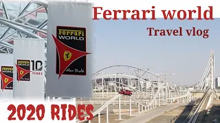 FERRARI WORLD ABUDHABI/ Rides and attractions 2020 Part 1