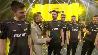 s1mple interview after winning BLAST Premier Fall Finals 2021!