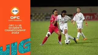 HIGHLIGHTS | Tahiti v Tonga | OFC U-16 Women's Championship 2023